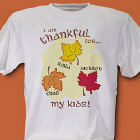 Thankful For My Kids Personalized T-Shirt